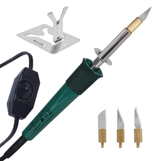 WHK-0008 Hot Knife Plastic Cutter Tool with Temperature Control (Kit of 6)