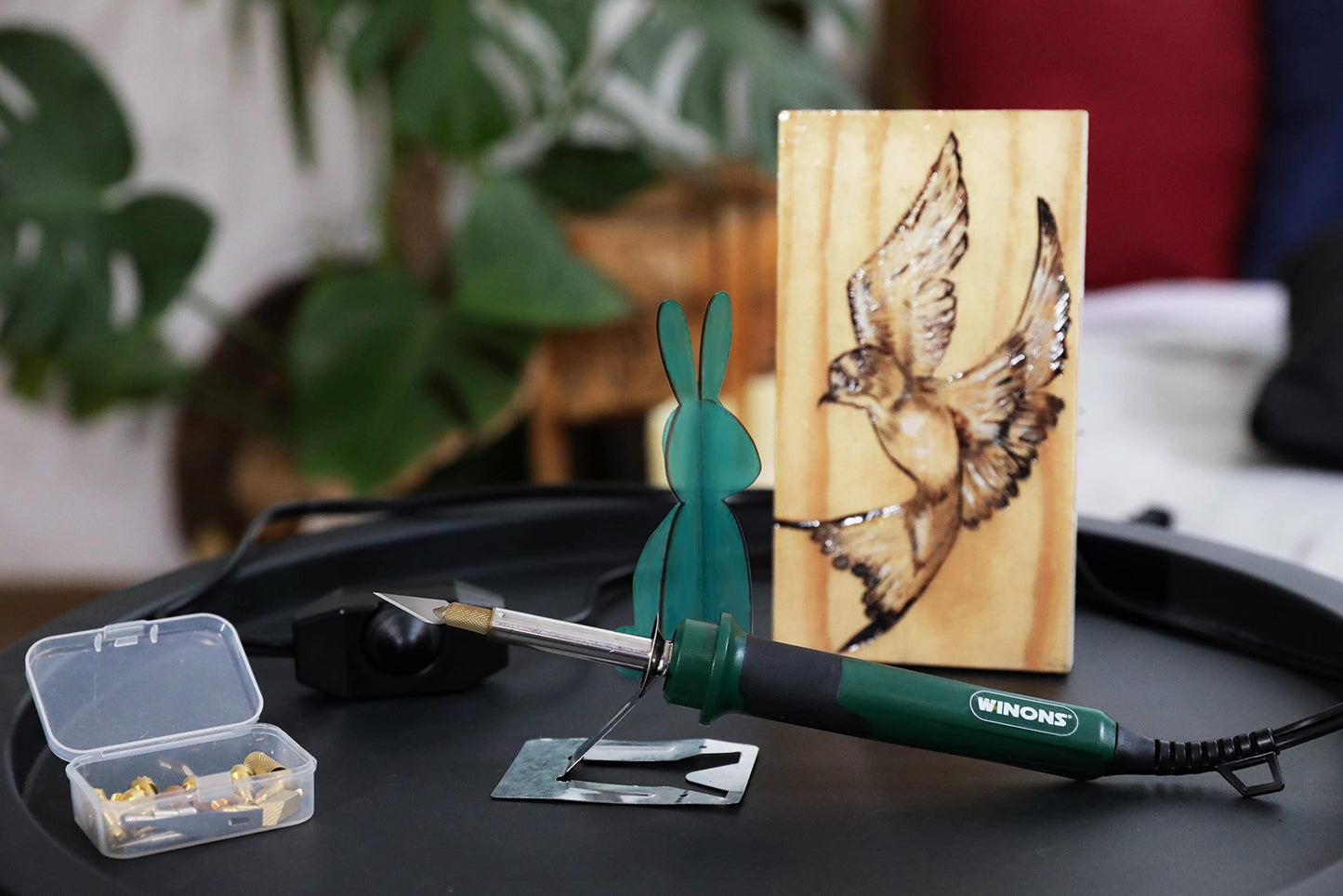 WBT-0003-6 Hot Knife Cutter with Wood Burning Tips (Kit of 25)