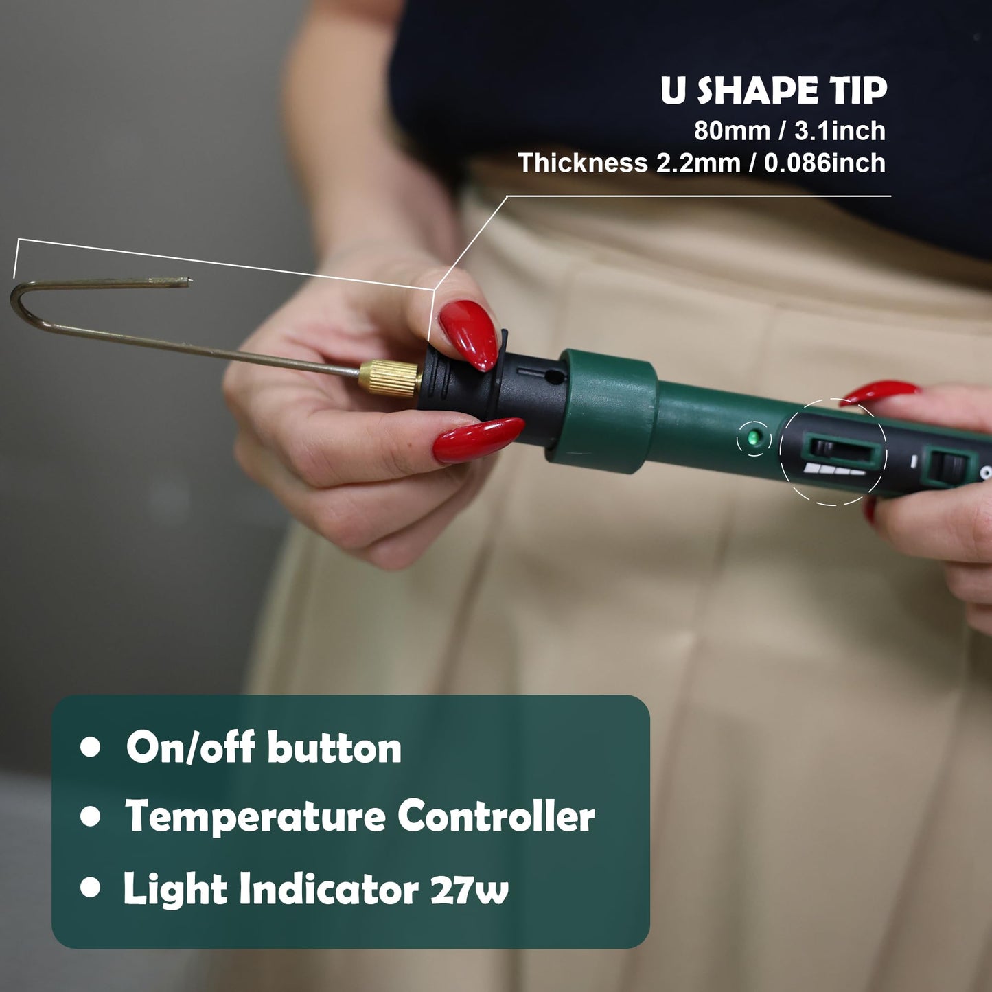 WFC-0008 Hot Wire Foam Cutter with Temp. Control 27W (Kit of 10)