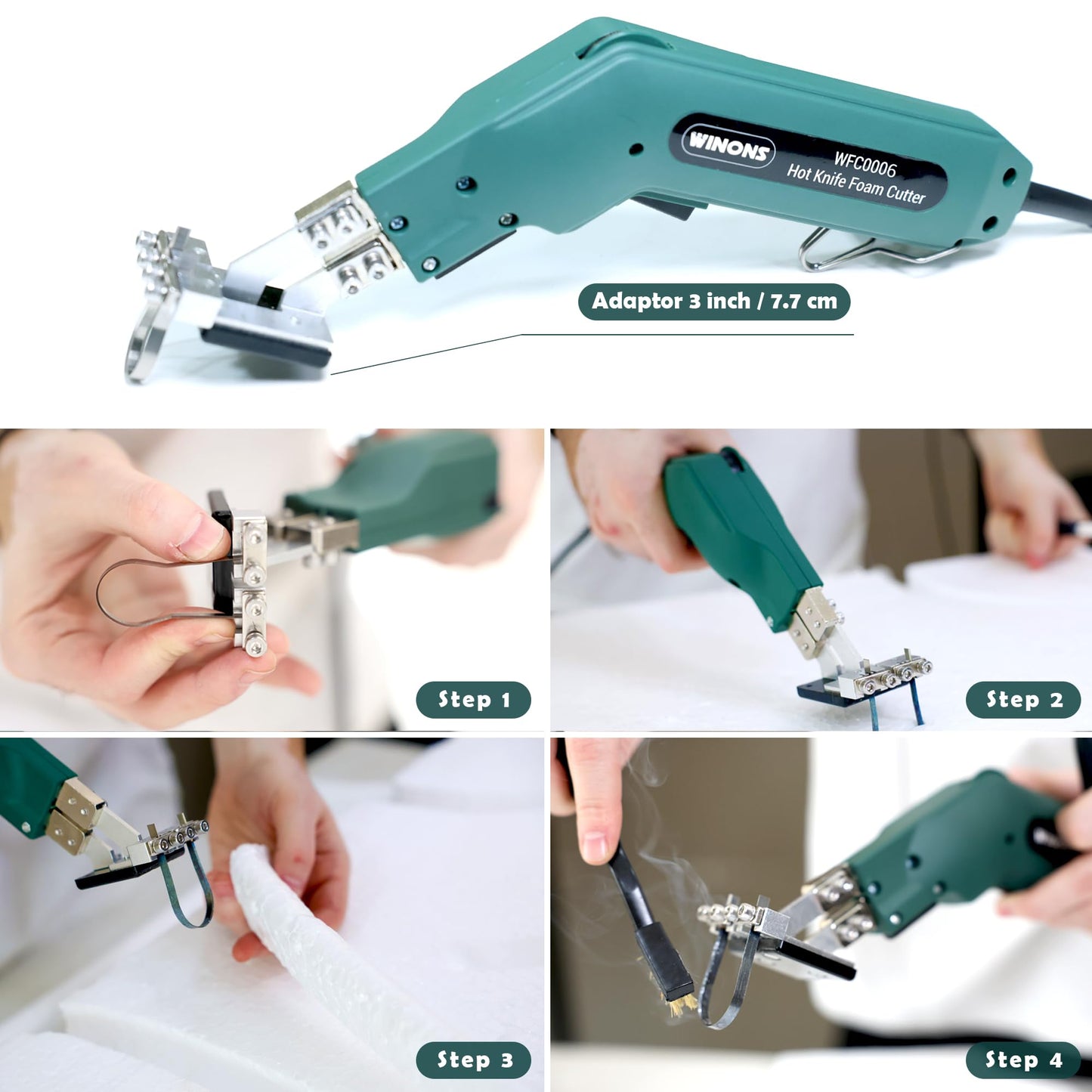 WFC-0006 Hot Knife Electric Foam Cutter 200W with Adapter