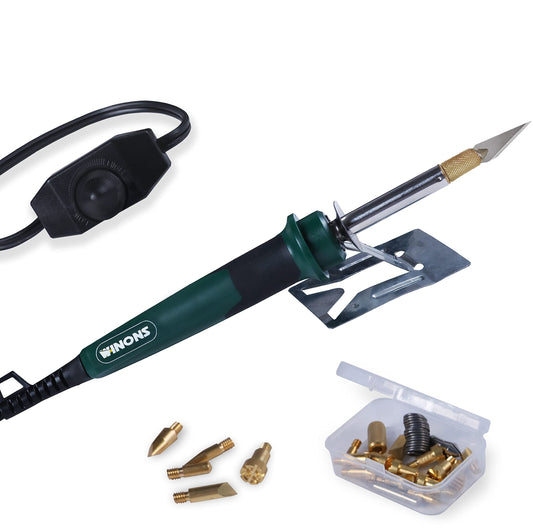 WBT-0003-6 Hot Knife Cutter with Wood Burning Tips (Kit of 25)