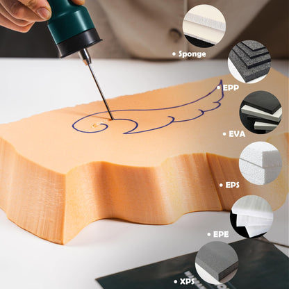 Upgraded WFC-0007  Hot Knife Foam Cutter and Polystyrene Cutting Tool with Temperature Controller and Light Indicator 15W
