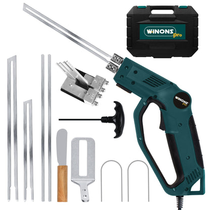 WFC-0012 Hot Knife Foam Cutter Tool with Groover - 300W, Numbered Temperature Controller - 710°C Max. Temp
