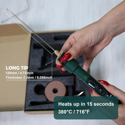 WFC-0008 Heißdraht-Schaumstoffschneider mit Temperaturregelung und Ersatzspitze für heißes Messer