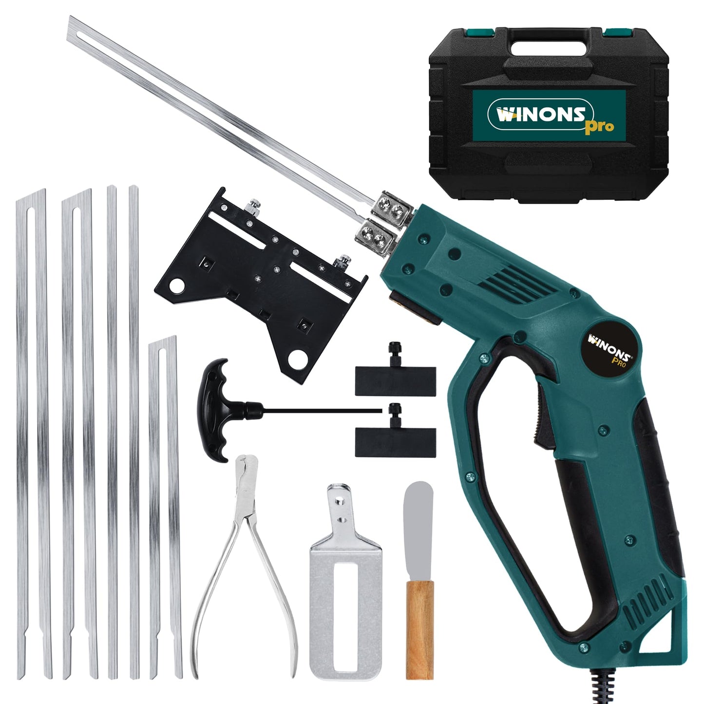 WFC-0014 Hot Knife Foam Cutter Tool with Sled - 300W,Numbered Temperature Controller - 710°C Max Temp