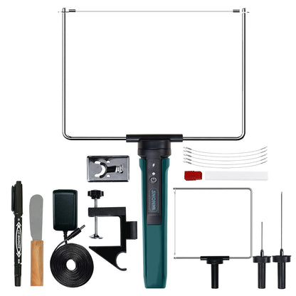 WFC-0010 Hot Wire Foam Cutter Tool with U-type and F-type German Standards Hot Wire Tip (Kit of 15)