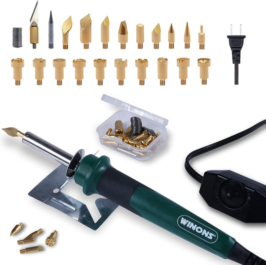 WBT-0003 Multifunctional Wood Burning Tool 25 Pcs